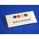 Kongress-Namensschild 75x40mm