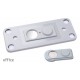  Namensschild OFFICE® 30 Farbe hellgrau mit Magnet standard 