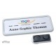  Namensschild OFFICE® 30 Farbe hellgrau mit Magnet standard 