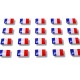 Flaggensticker "Frankreich"