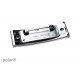 Namensschild polar® 20 "alu-complete" 68x22mm chrom hochglanz